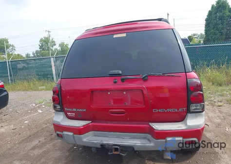 2003 Chevrolet Trailblazer Ext Lt из США, поврежденный, VIN 1GNET16P236217808